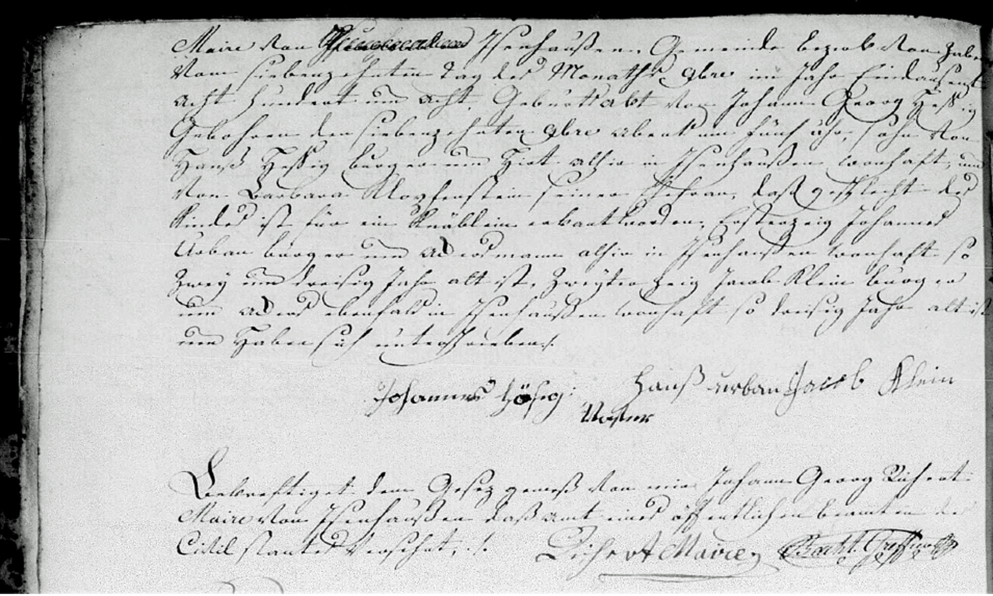 Issenhausen Alsace civil registration birth record