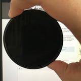 Circular polarizer, 90° rotation, correctly mounted