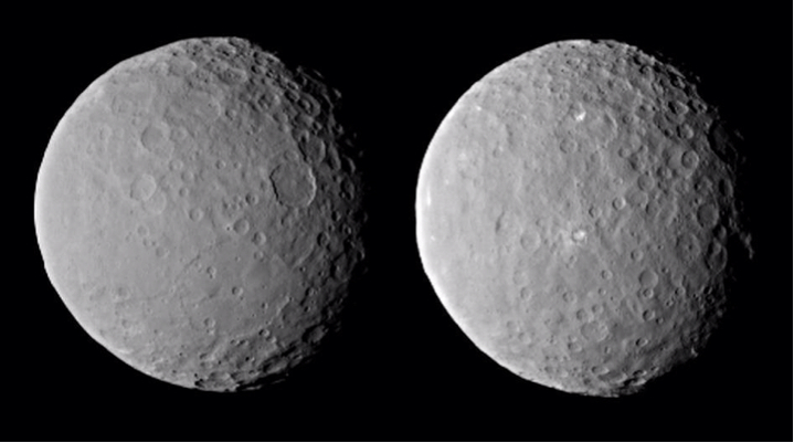 Ceres from 46,000km away, by DWAN spacecraft