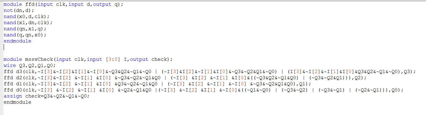 dff structural code