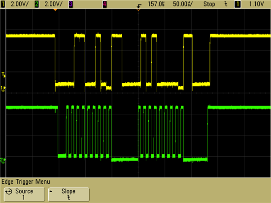 I2C trace example