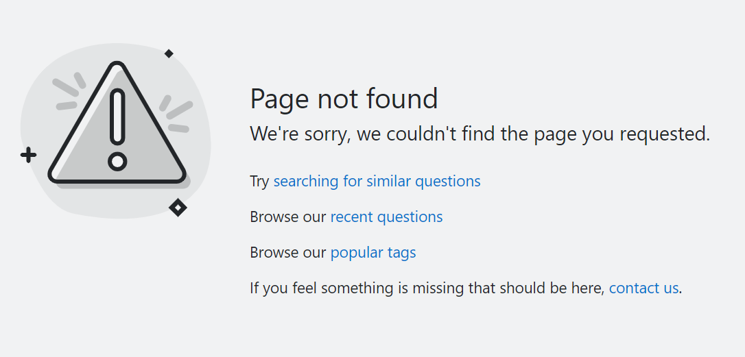 Page not found