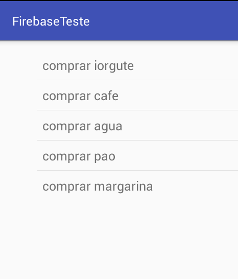 Firebase no Android