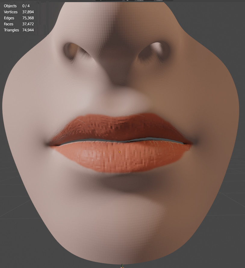 Lips with 37k vertices