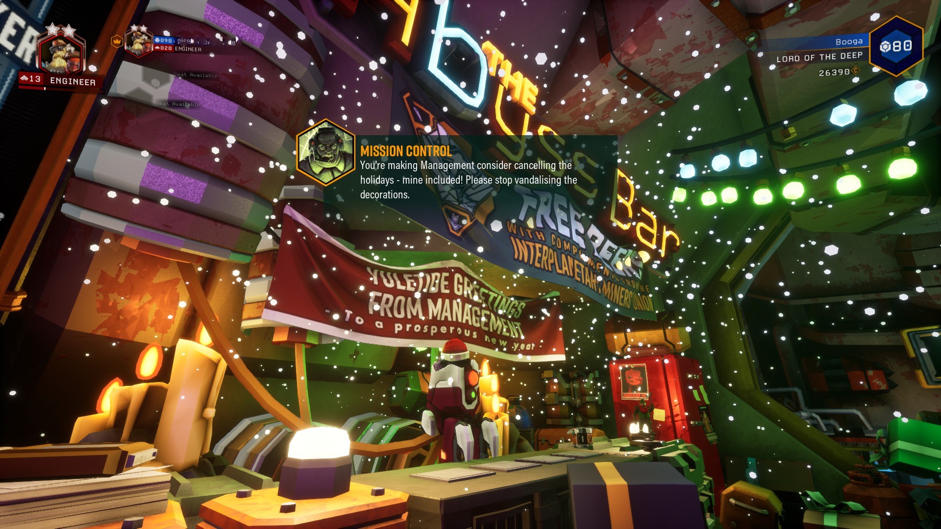 a very festive bar - winning screenshot contest 28