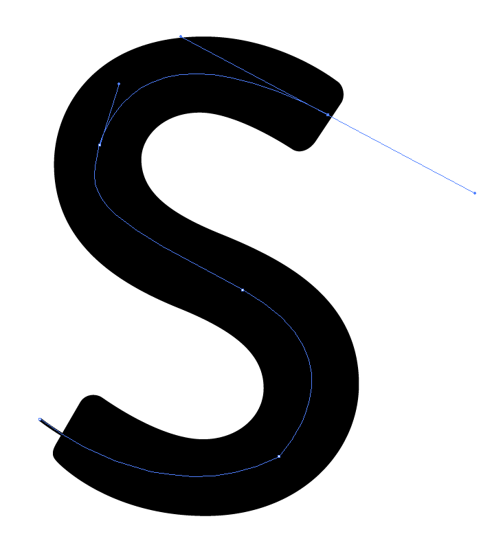 Shape with a drawn centerline path