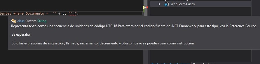 este es el error