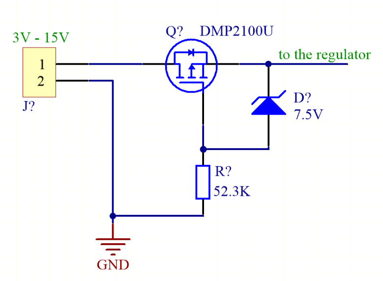 Reverse polarity protection circuit