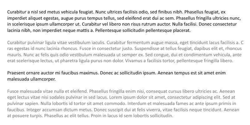 Font colours changing from paragraph to paragraph