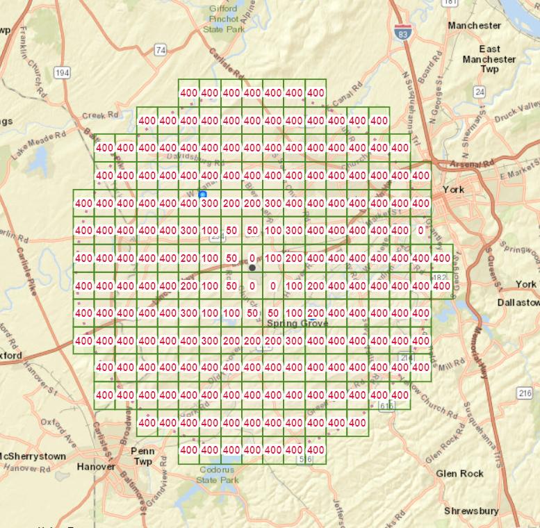 sectional chart for KTHV