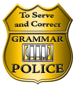 To Serve and Correct - Grammar Police