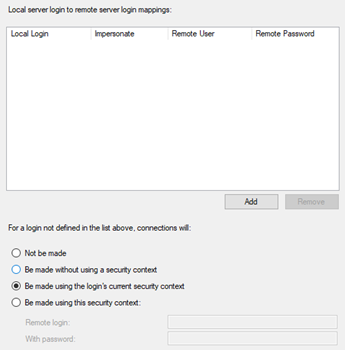 Security Settings before issue