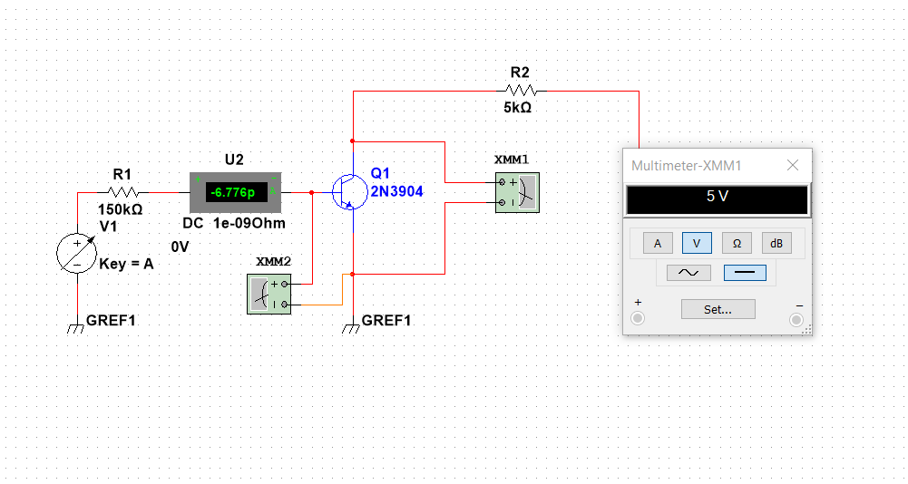 Picture 3: Multimeter reading without ammeter present 