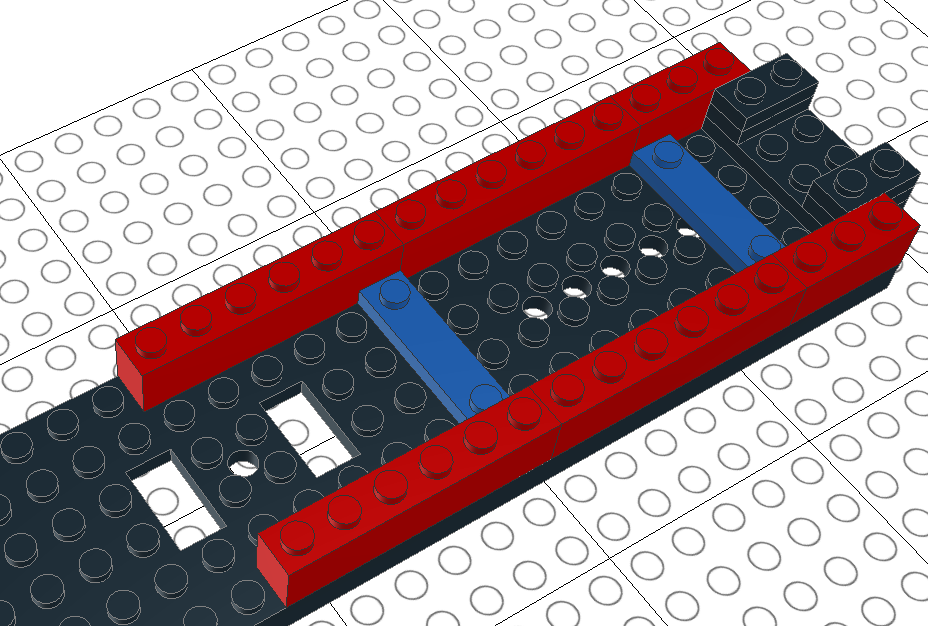 7745 step 2 with added 1x4 plates