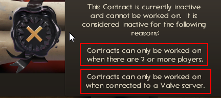 Contract activation criteria