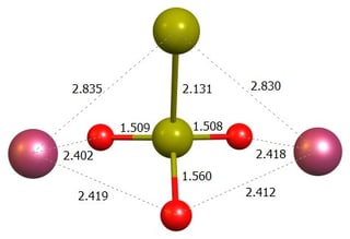 alternative molecular structure of disodium thiosulfate