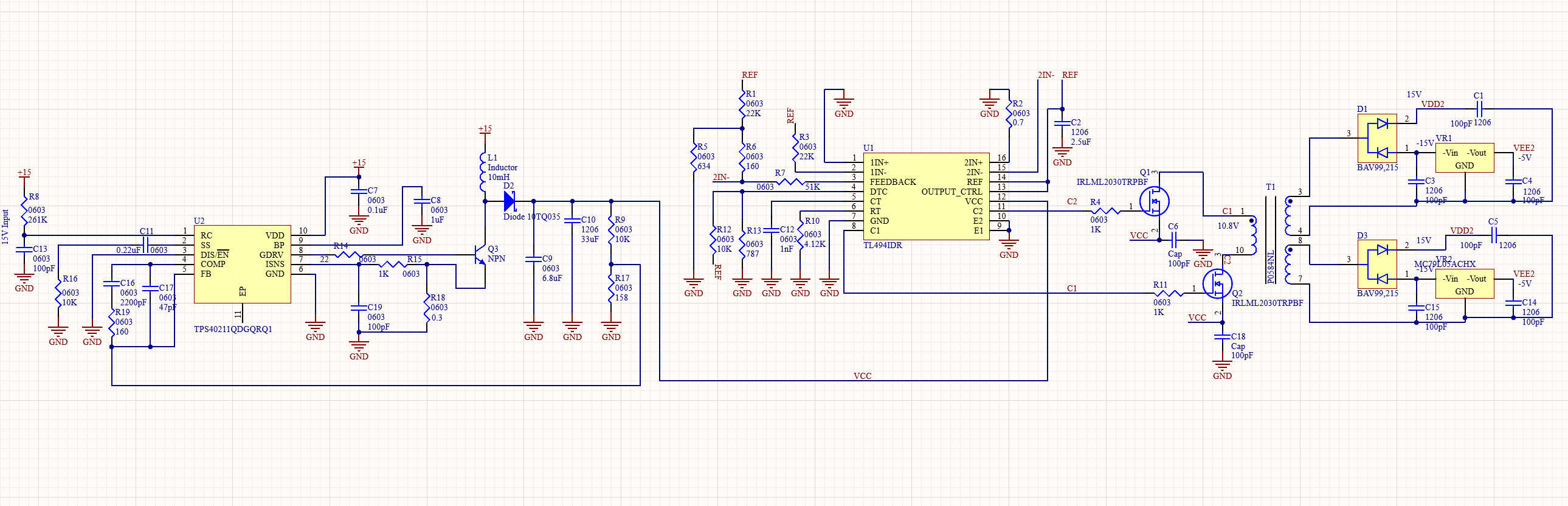 updated sch for psu of gate drv