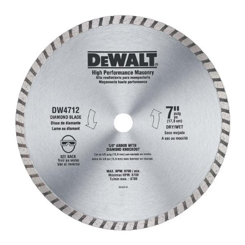 wet/dry masonry blade