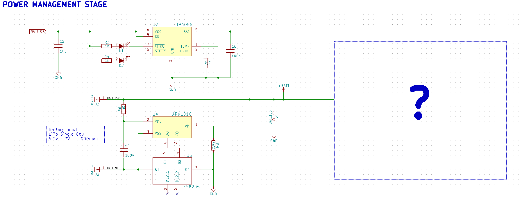 The planned power stage without voltage regulator