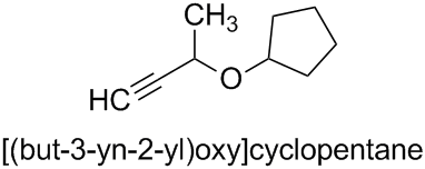 [(but-3-yn-2-yl)oxy]cyclopentane