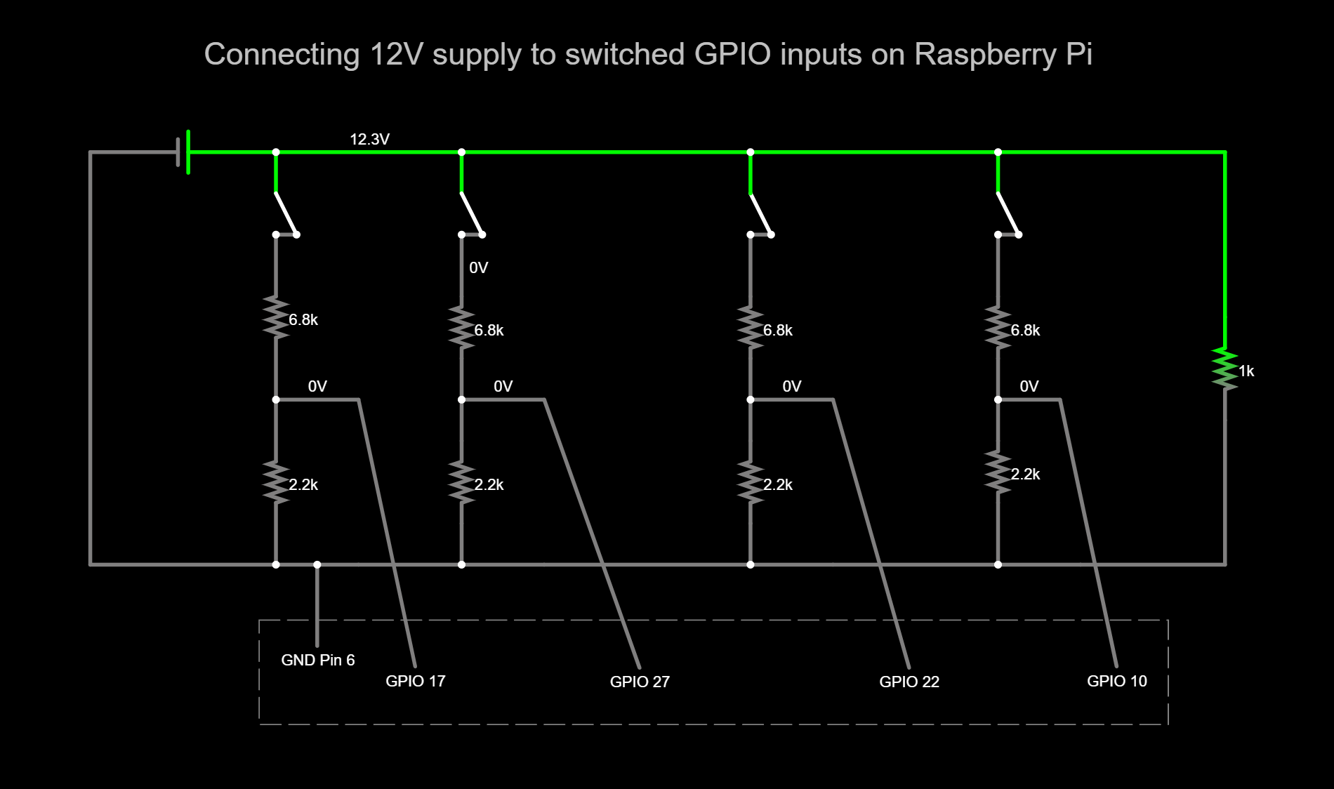 Final Circuit getting 3.0V to GPIO