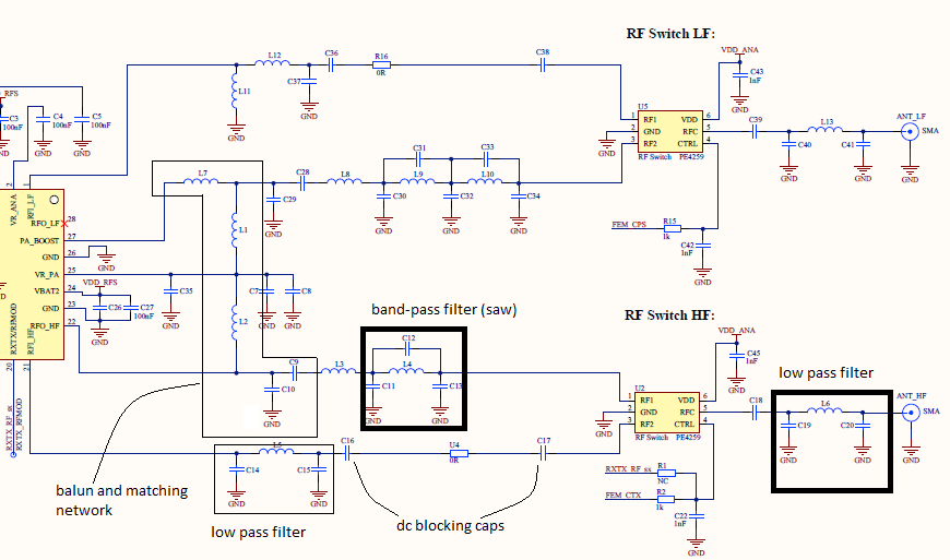 sx1276 lora schematic