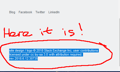 "site design / logo © 2018 Stack Exchange Inc; user contributions licensed under cc by-sa 3.0 with attribution required. rev 2018.6.13.30743"