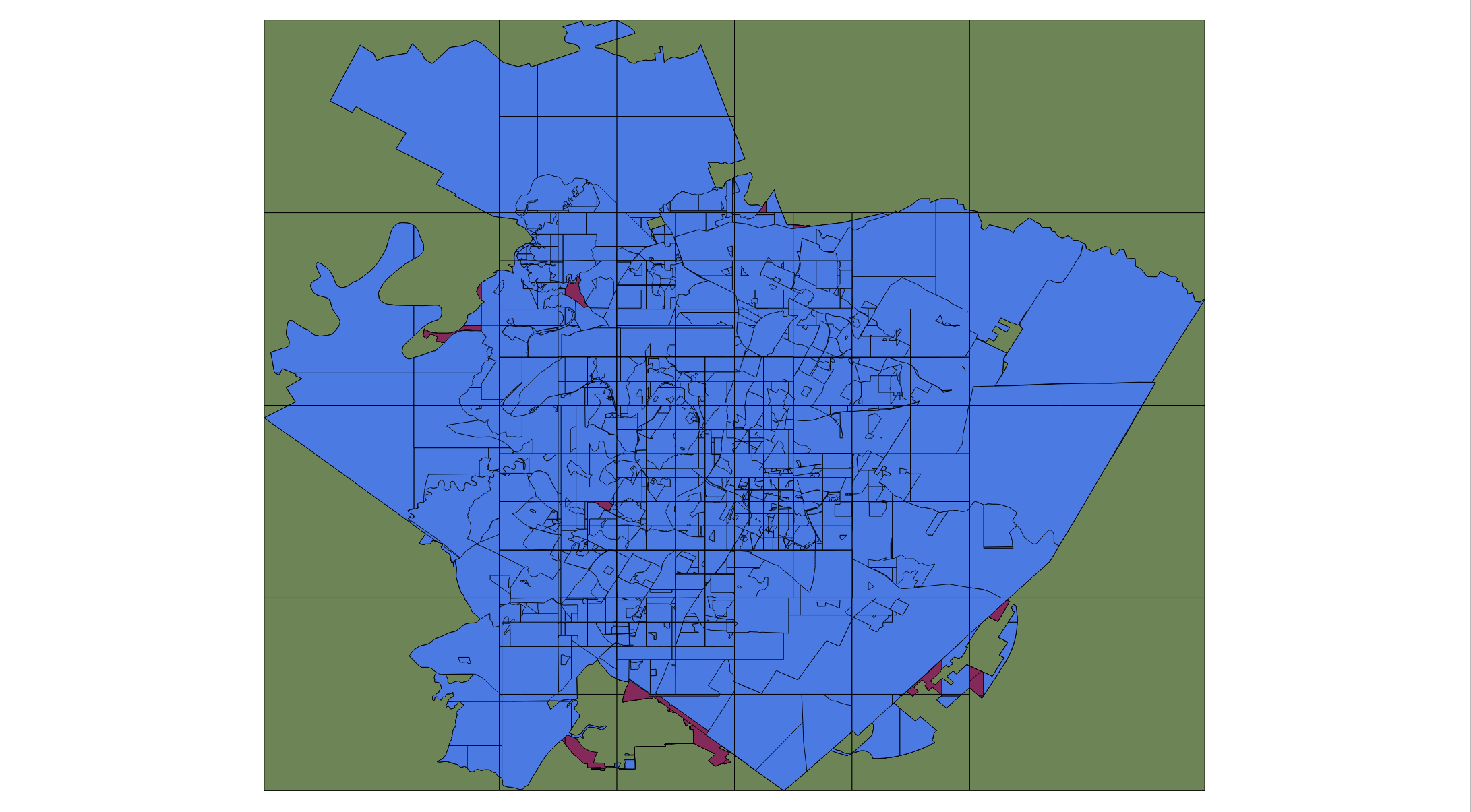 raw discrete areas