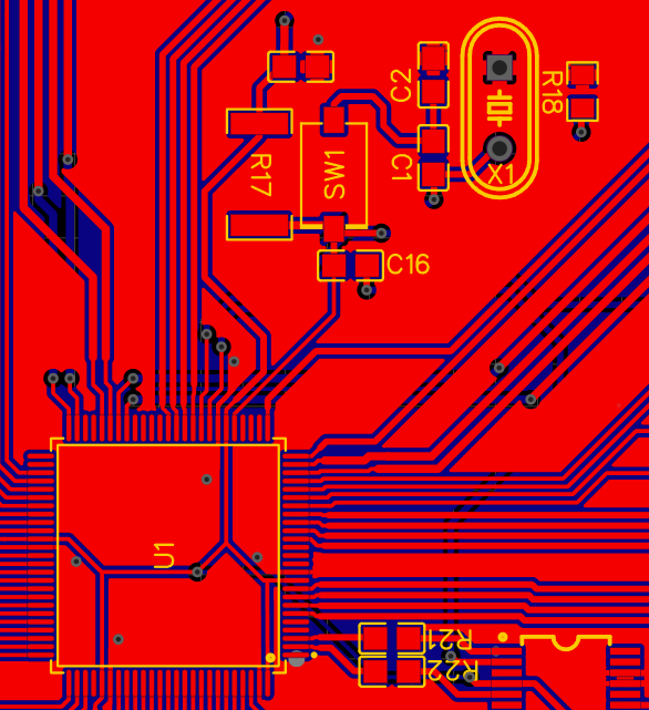 pcb design - PCB layout for 16 MHz crystal oscillator - Electrical ...