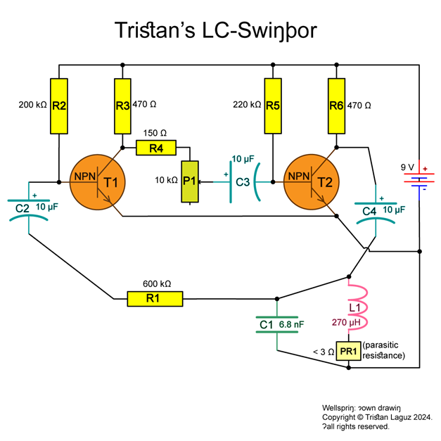 Tristan's LC Swinging Circuit