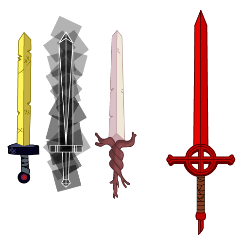 Finn's Standard set of swords