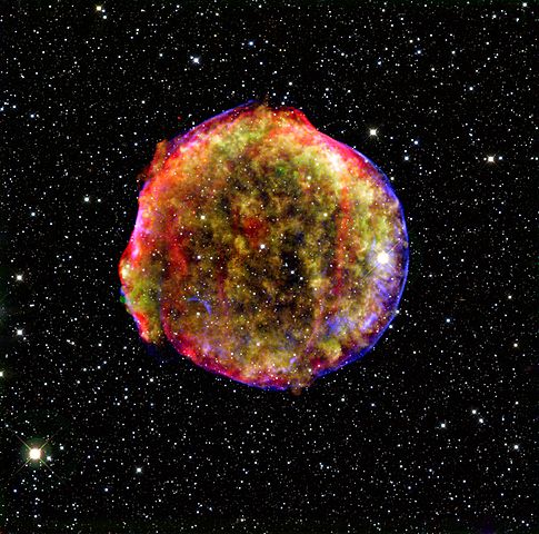 Tycho's supernova from wikipedia