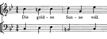 C minor notation missing a flat