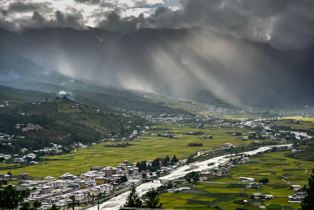 An evening over Paro, Bhutan - Ankit