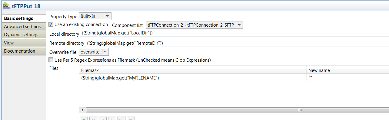 talend - File not getting transferred to SFTP with key file ...