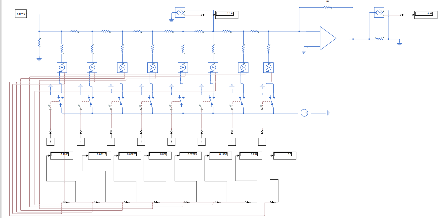 R-2R Ladder DAC with Op-Amp