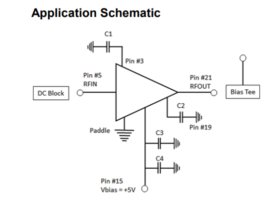 Application Schematic as per datasheet