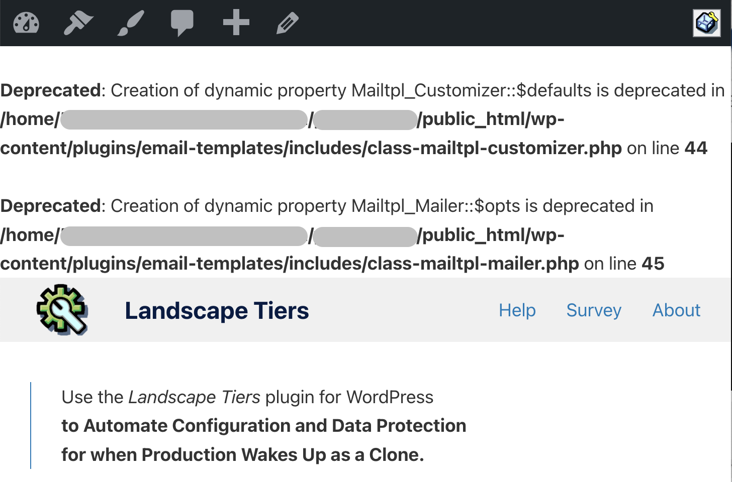 wp-config.php for show-n-tell