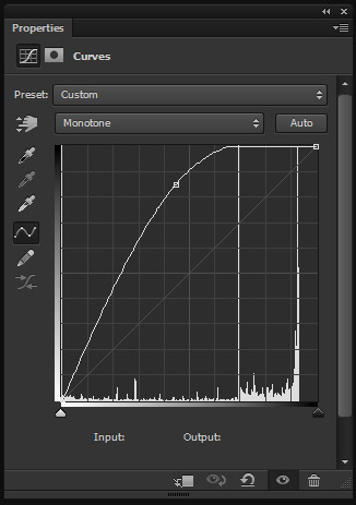 curves layer settings