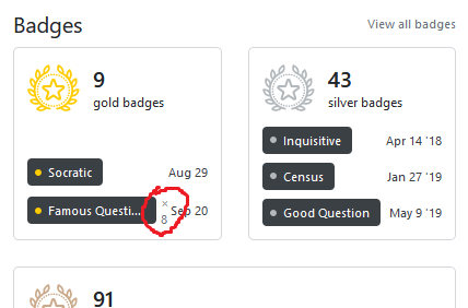 Badge multiplier