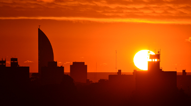 Sunset in Montevideo, Uruguay - eliseo-ocampos