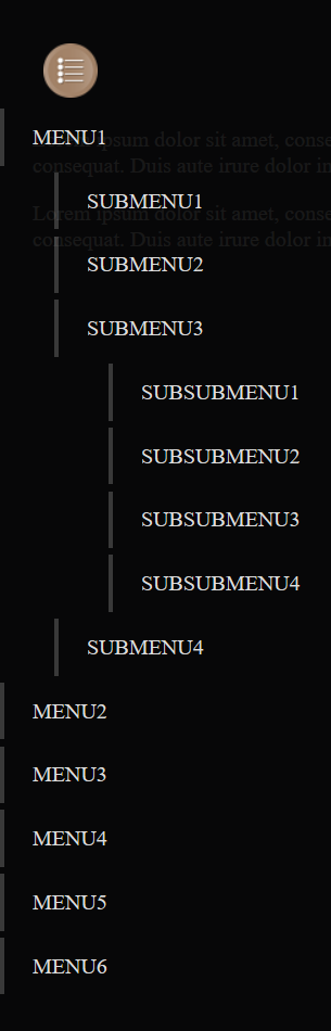 submenus que quiero ocultar