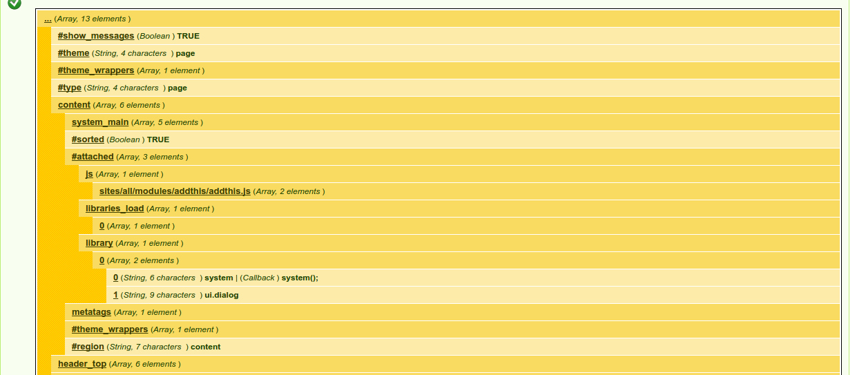 DPM of variables array