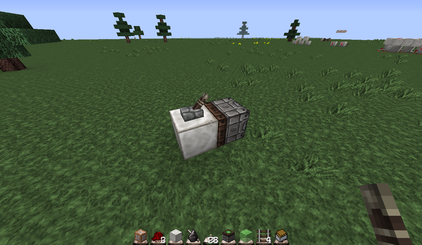 The simplest useless machine in Minecraft.