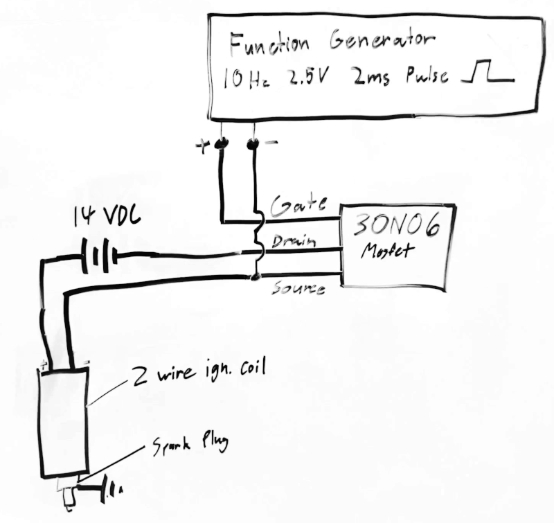 Non-functioning ignition coil driver circuit