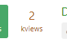 Bug shows views in thousands as #  kviews