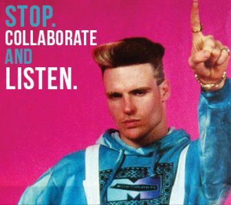 vanilla ice - stop. collaborate and listen.