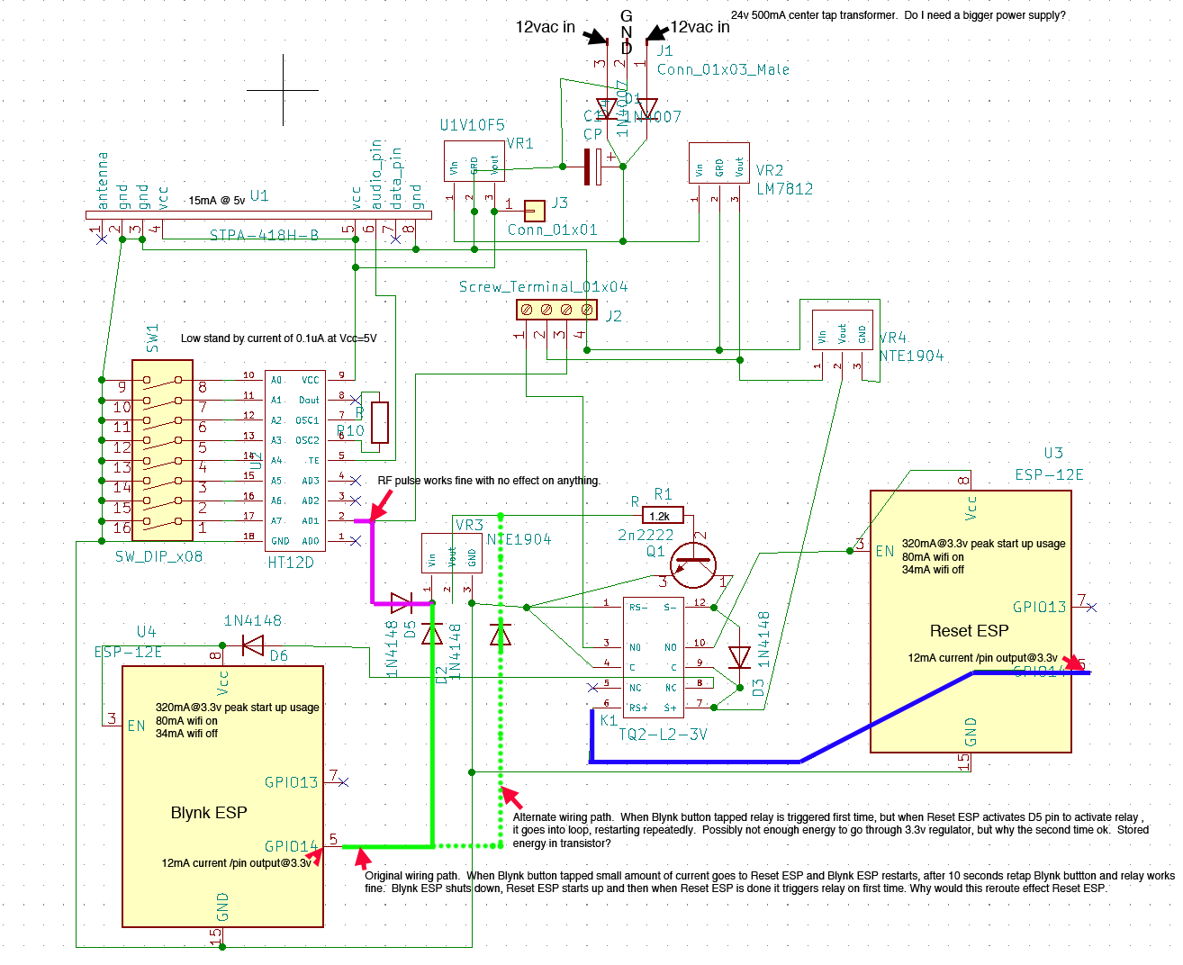 Updated schematic