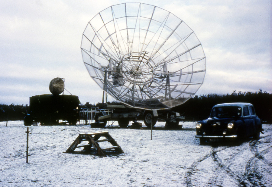 The 25ft Transportable Radio Telescope used with Jodrell Bank