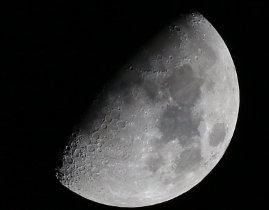 Moon seen trough 300mm lens